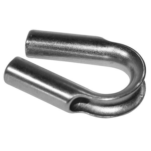 Bulldog Winch Tube Thimble, Stainless for Synthetic Rope 10mm 20093 - main